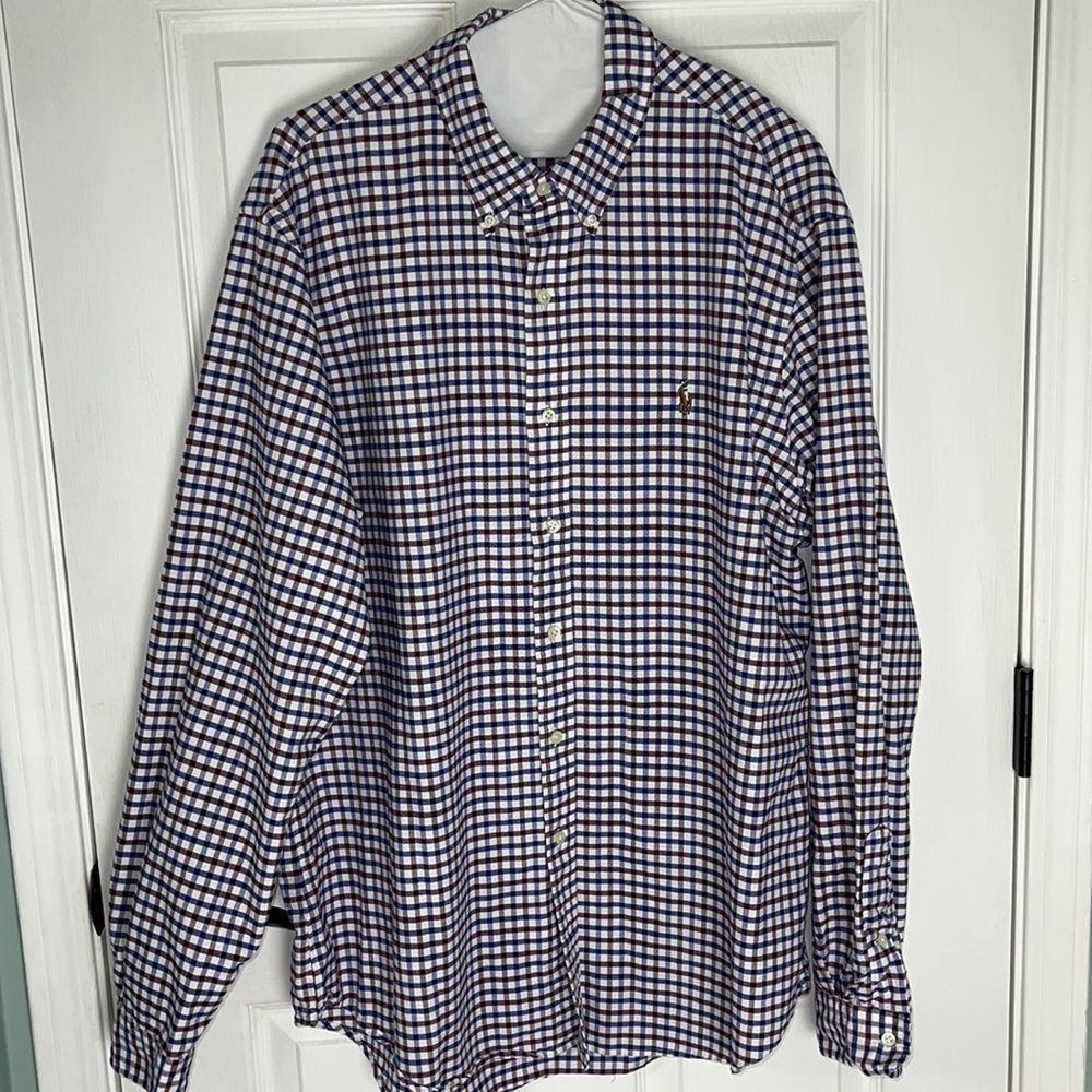 EUC Ralph Lauren LS Button Down Shirt - XL
